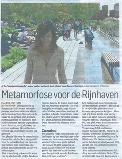 AD, Metamorfose voor de Rijnhaven, 2013